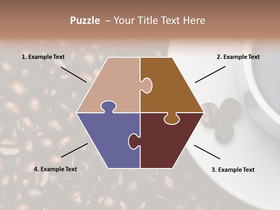 Coffe Beans Cup PowerPoint Template