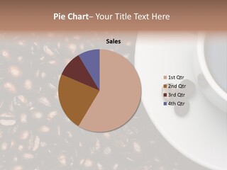 Coffe Beans Cup PowerPoint Template