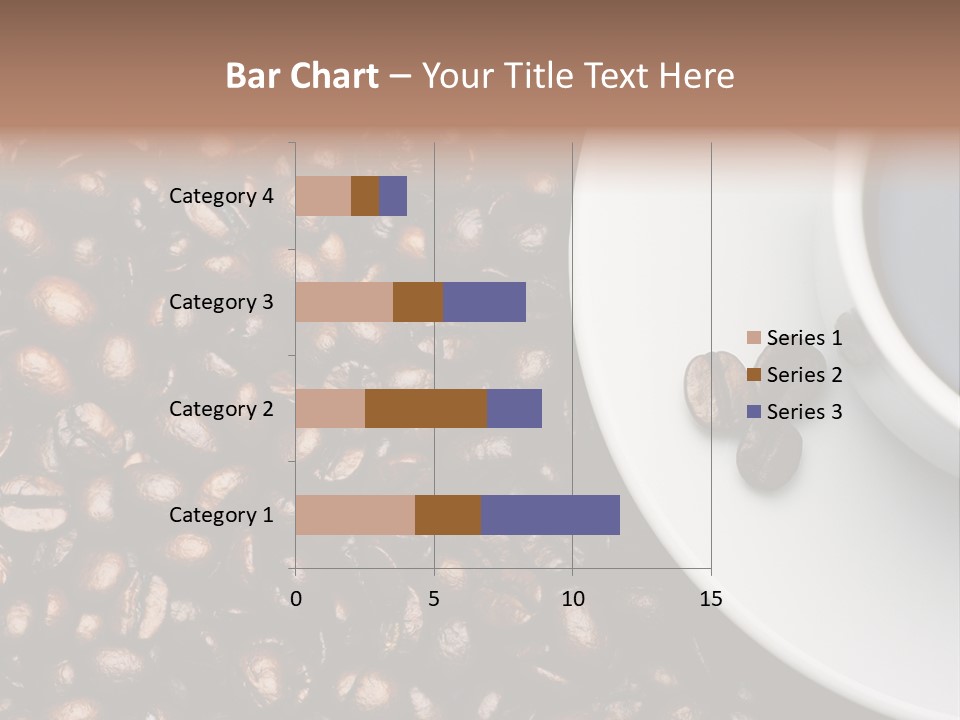 Coffe Beans Cup PowerPoint Template