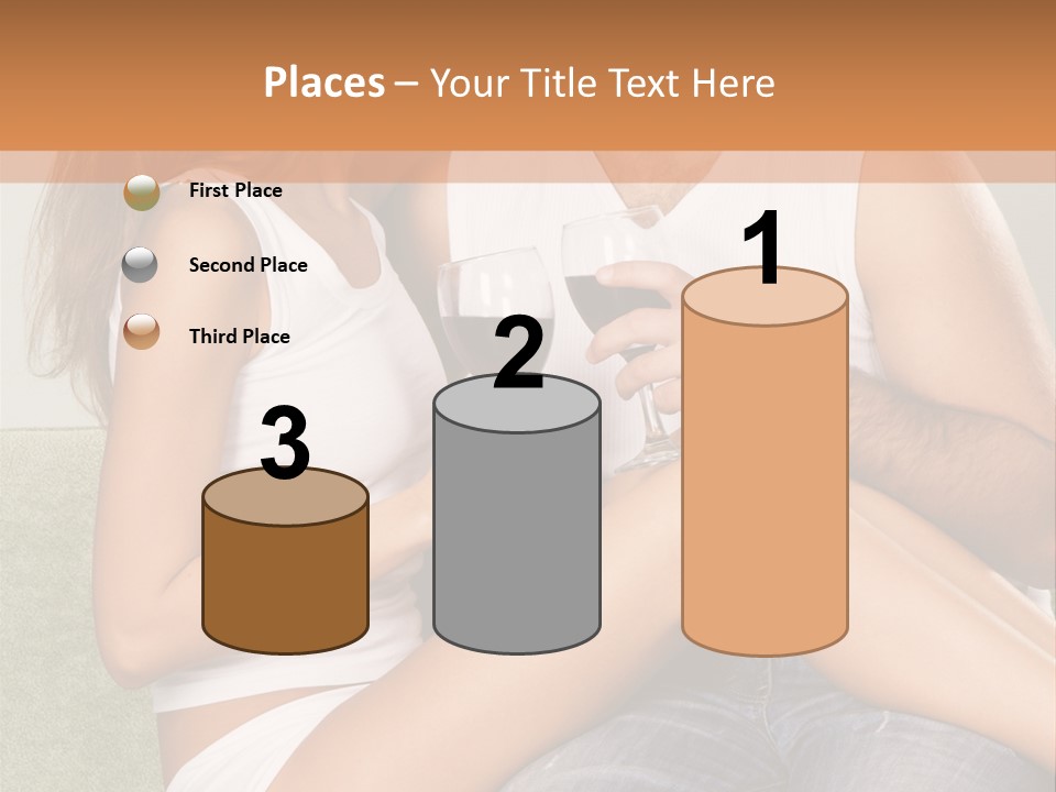 Romance Handsome Beverage PowerPoint Template