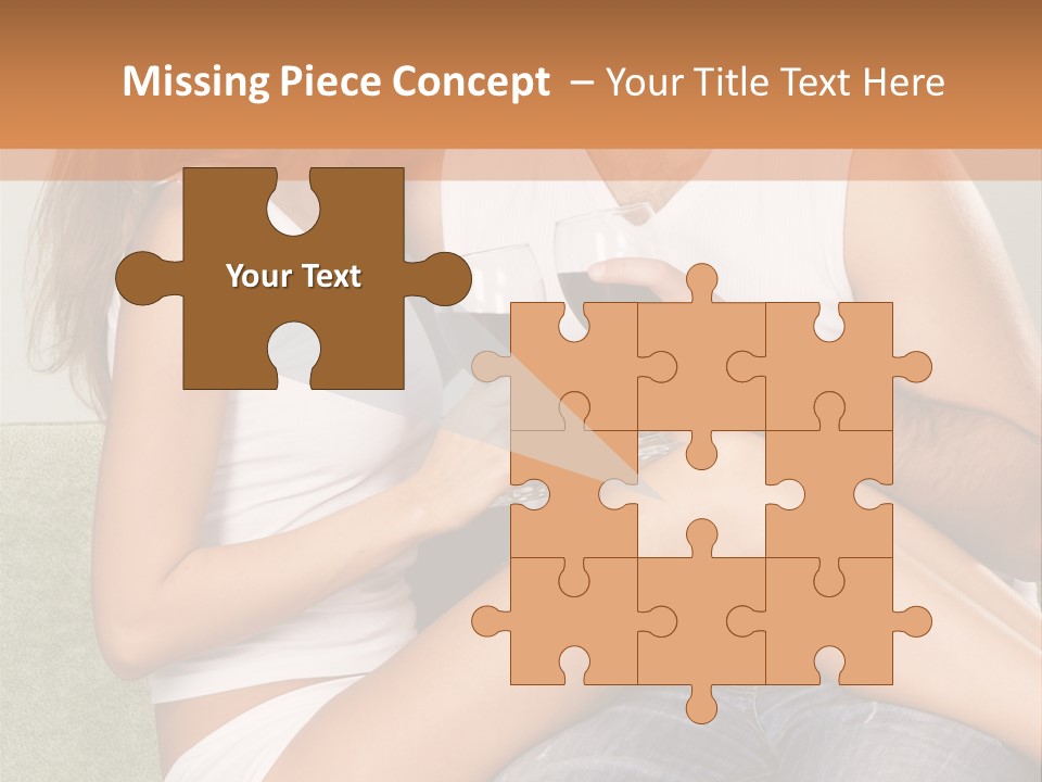 Romance Handsome Beverage PowerPoint Template