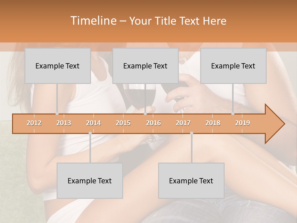 Romance Handsome Beverage PowerPoint Template