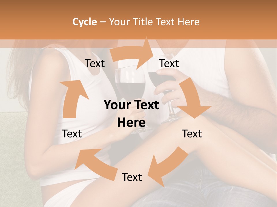 Romance Handsome Beverage PowerPoint Template