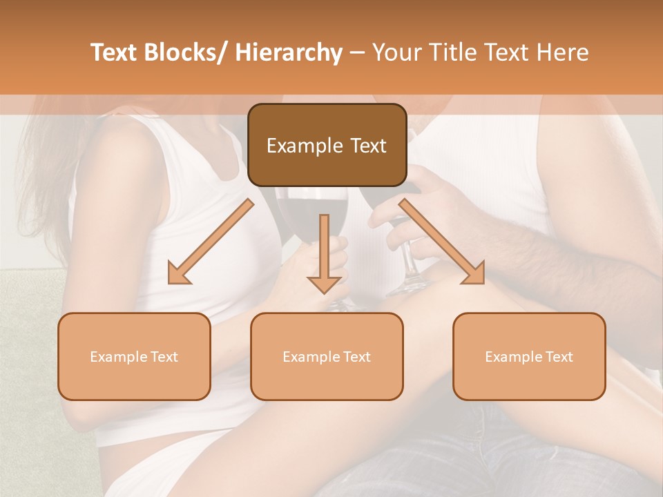 Romance Handsome Beverage PowerPoint Template