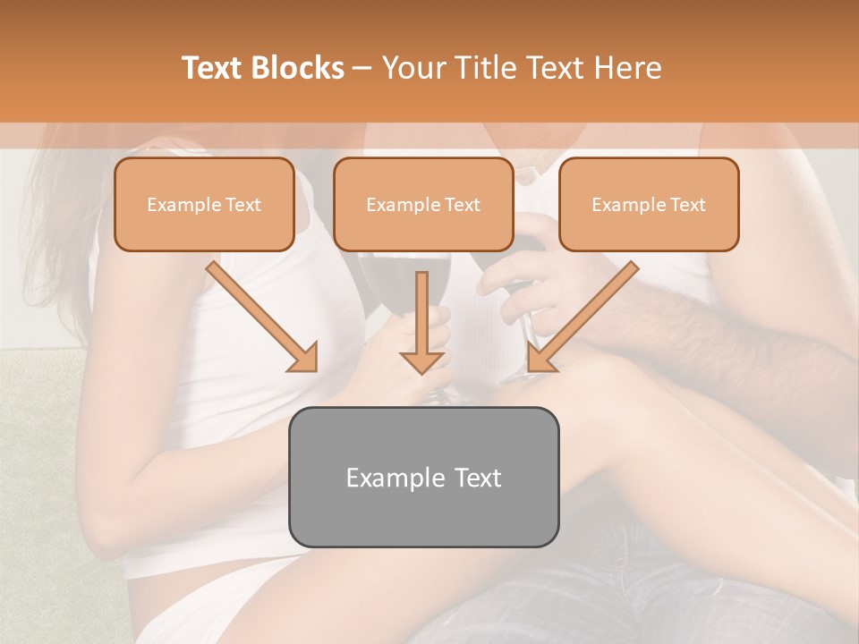 Romance Handsome Beverage PowerPoint Template