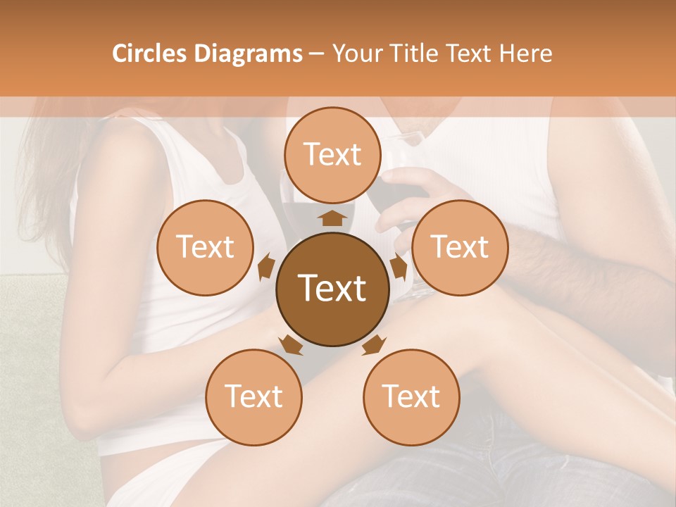 Romance Handsome Beverage PowerPoint Template