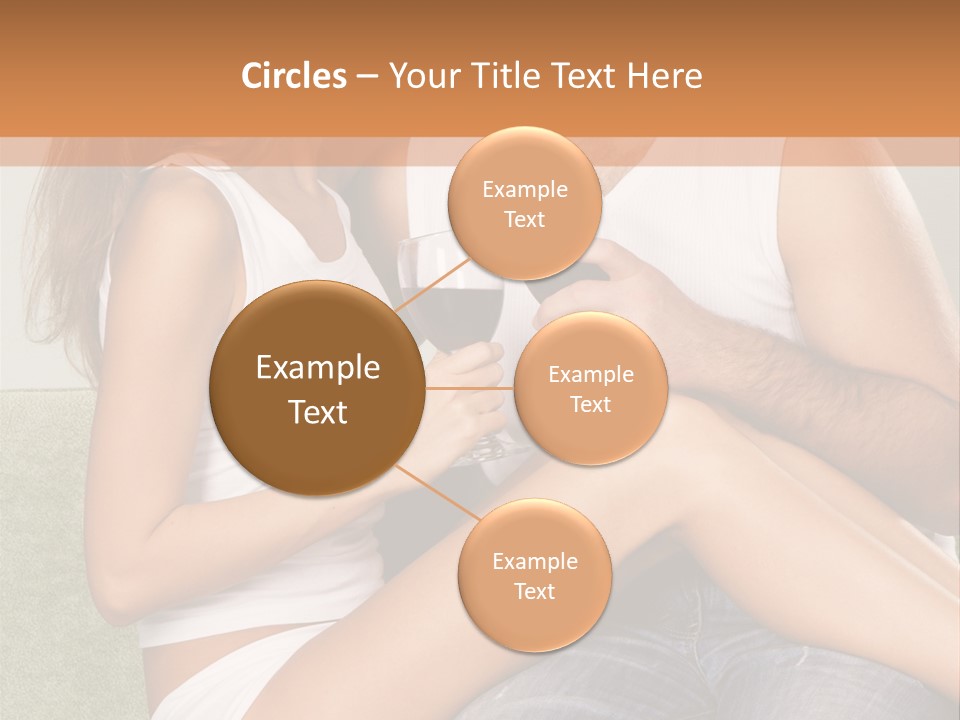 Romance Handsome Beverage PowerPoint Template