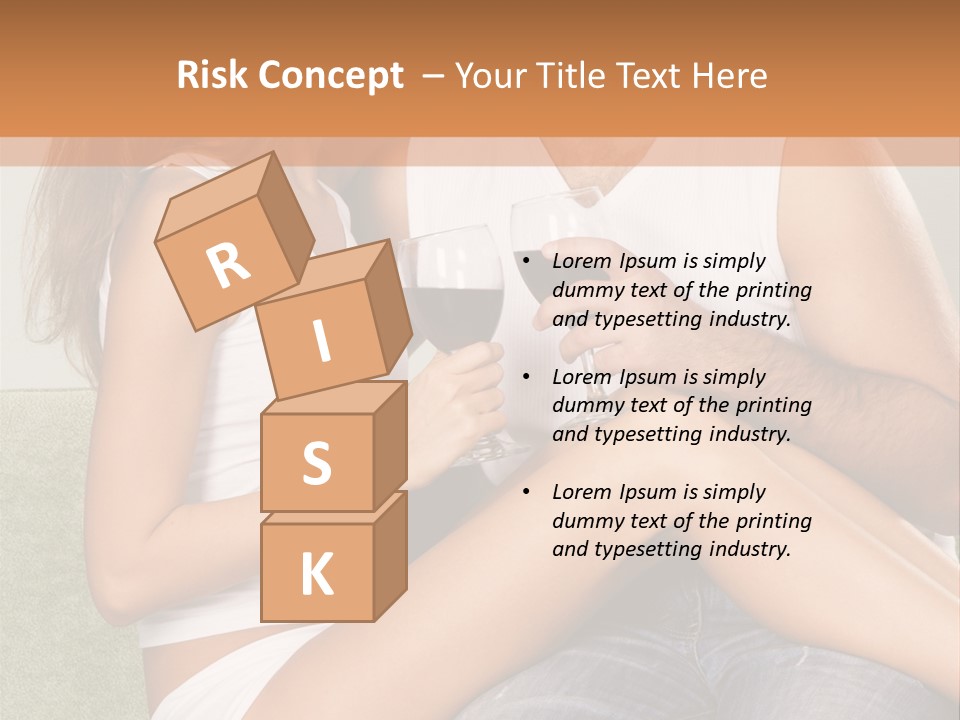 Romance Handsome Beverage PowerPoint Template