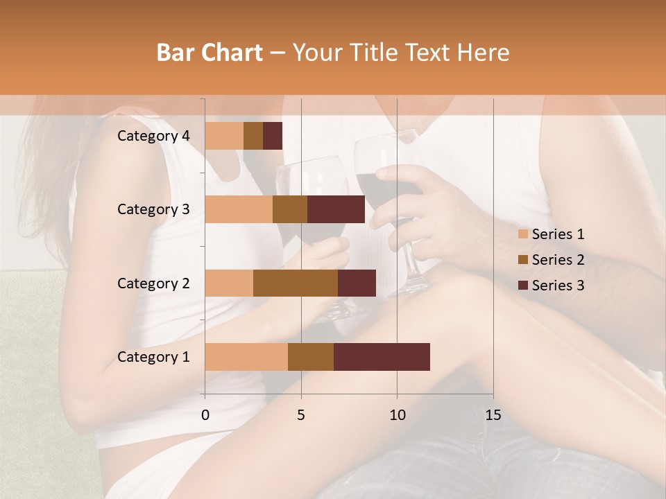 Romance Handsome Beverage PowerPoint Template