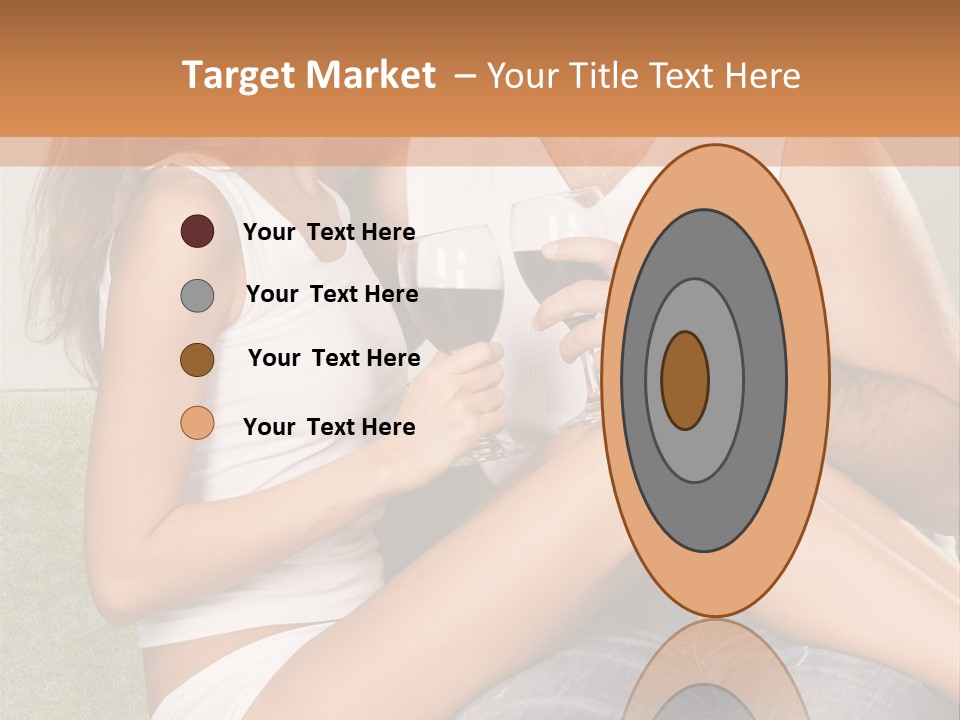 Romance Handsome Beverage PowerPoint Template