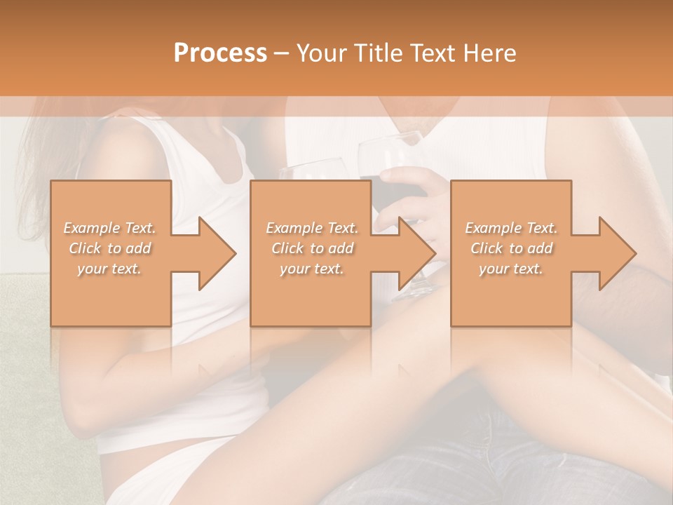 Romance Handsome Beverage PowerPoint Template