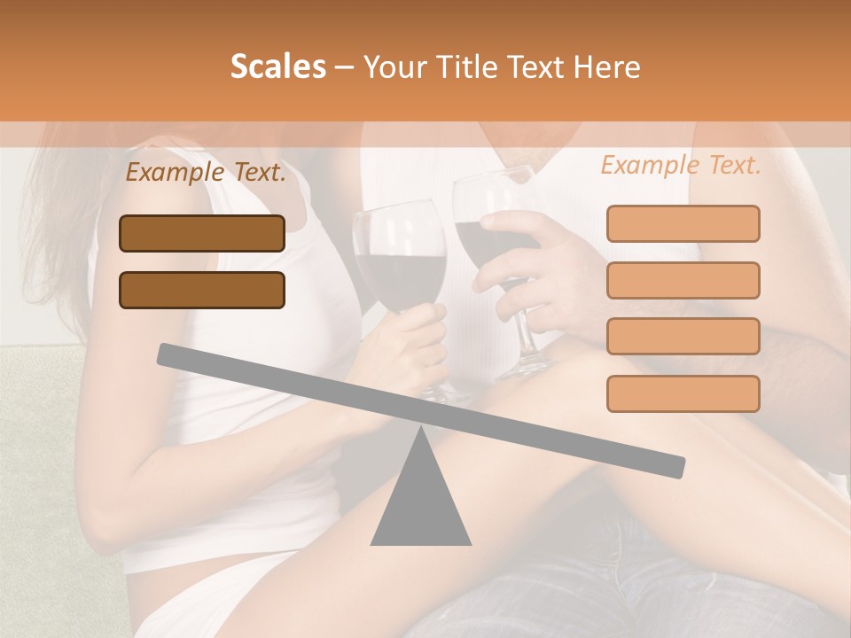 Romance Handsome Beverage PowerPoint Template