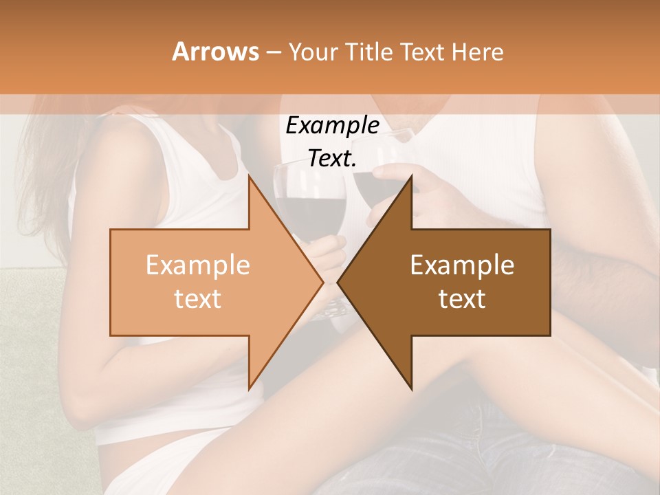 Romance Handsome Beverage PowerPoint Template