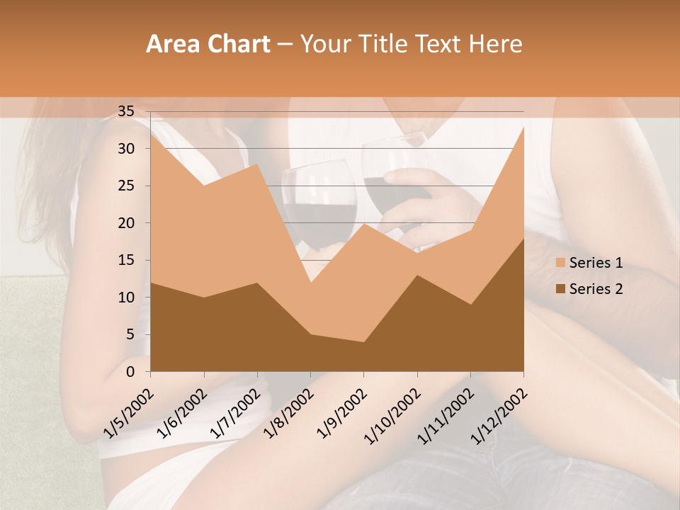 Romance Handsome Beverage PowerPoint Template