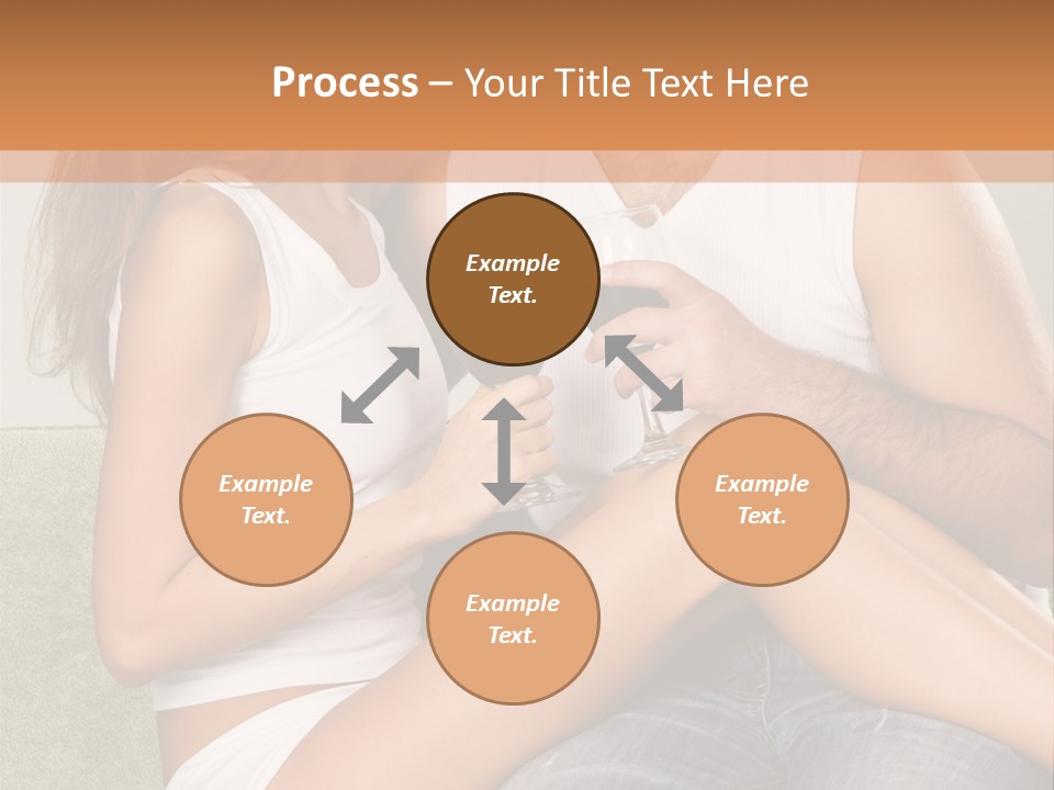 Romance Handsome Beverage PowerPoint Template