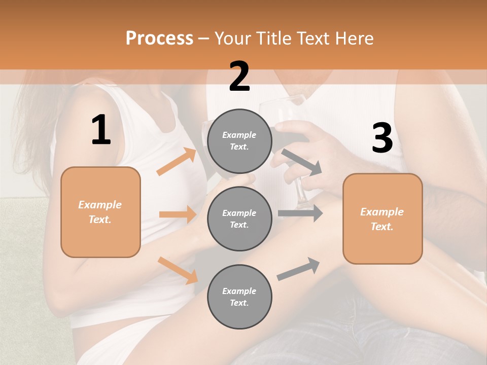 Romance Handsome Beverage PowerPoint Template
