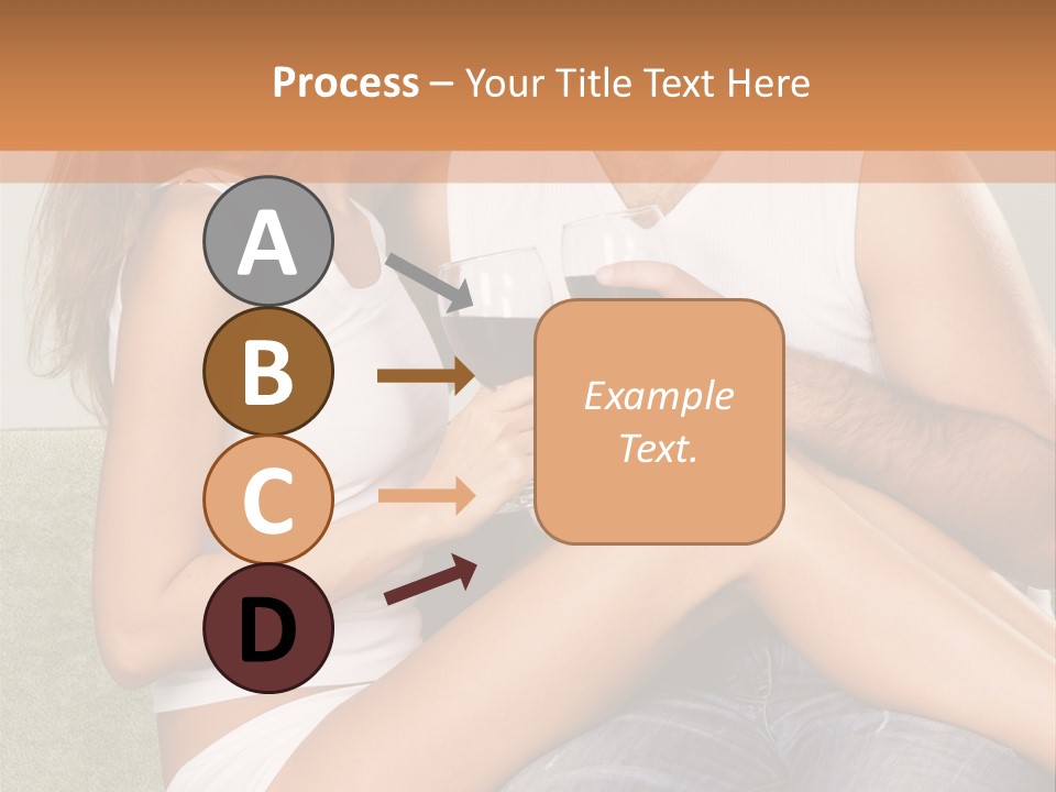 Romance Handsome Beverage PowerPoint Template