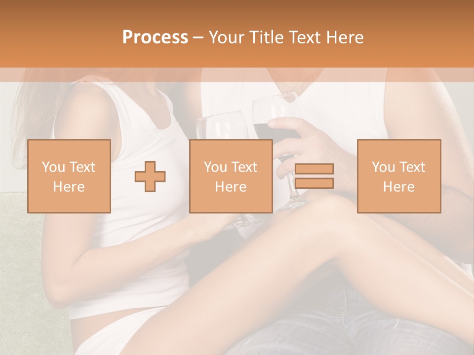Romance Handsome Beverage PowerPoint Template