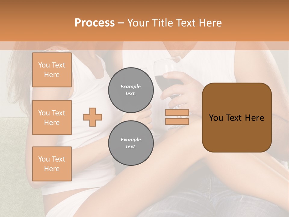 Romance Handsome Beverage PowerPoint Template