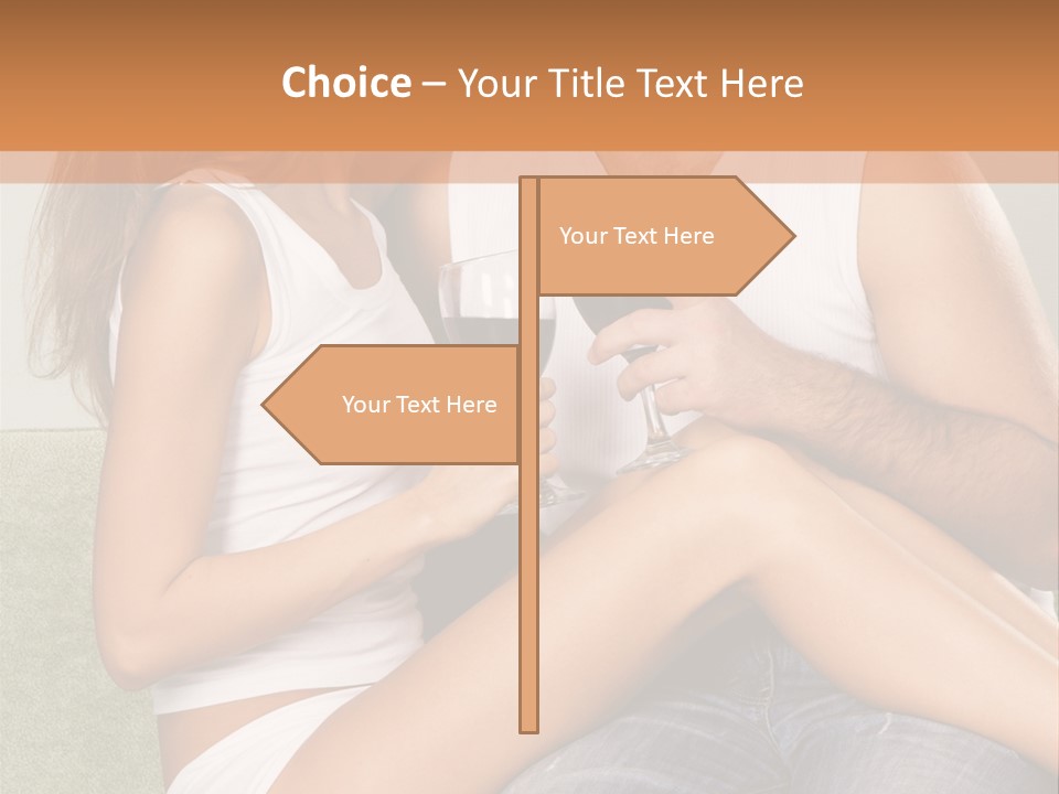 Romance Handsome Beverage PowerPoint Template