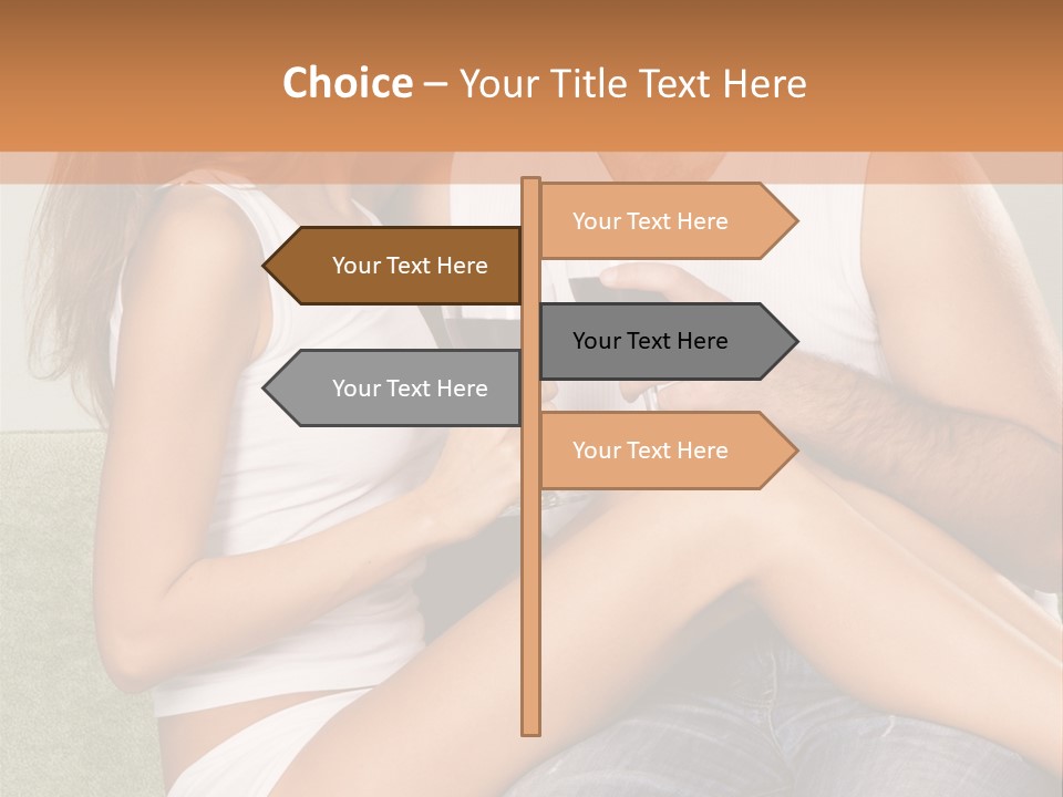 Romance Handsome Beverage PowerPoint Template