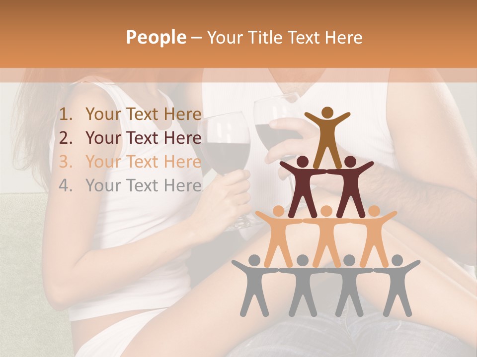 Romance Handsome Beverage PowerPoint Template