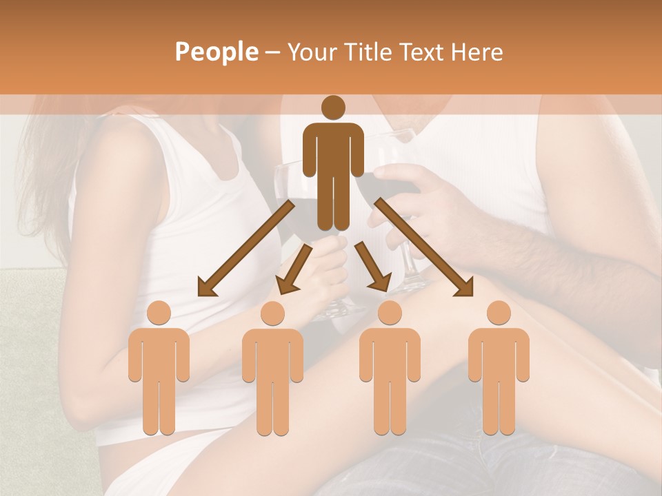 Romance Handsome Beverage PowerPoint Template