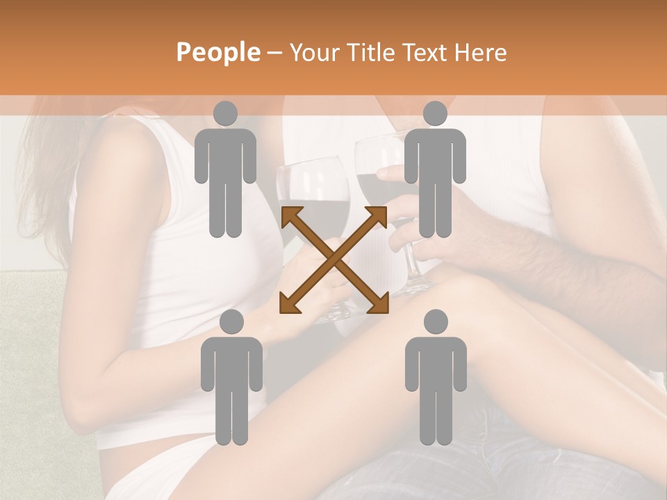 Romance Handsome Beverage PowerPoint Template