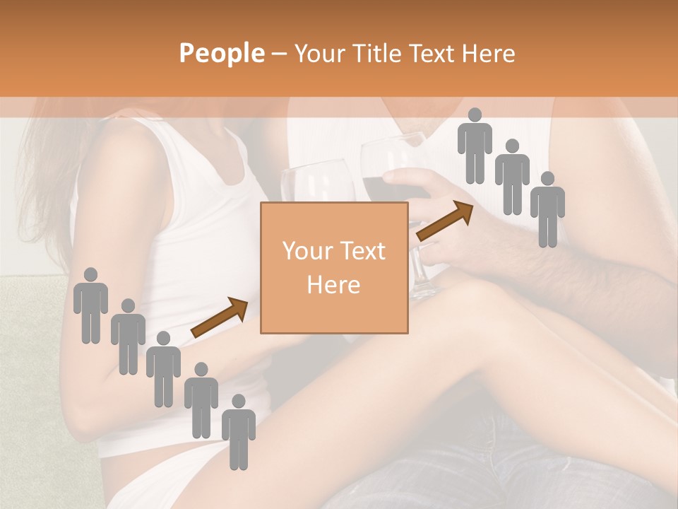 Romance Handsome Beverage PowerPoint Template