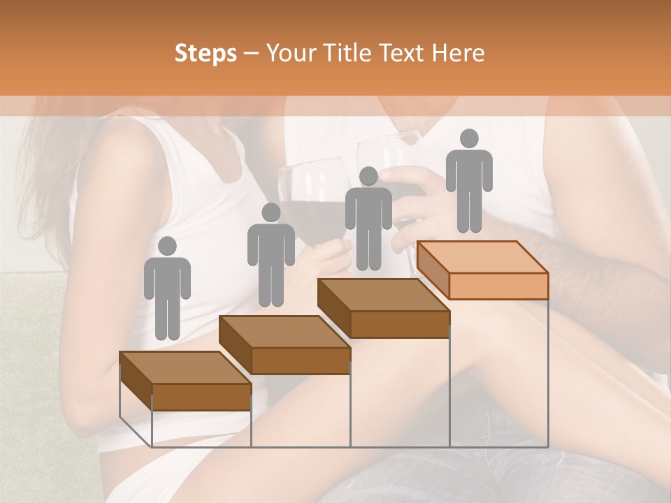 Romance Handsome Beverage PowerPoint Template