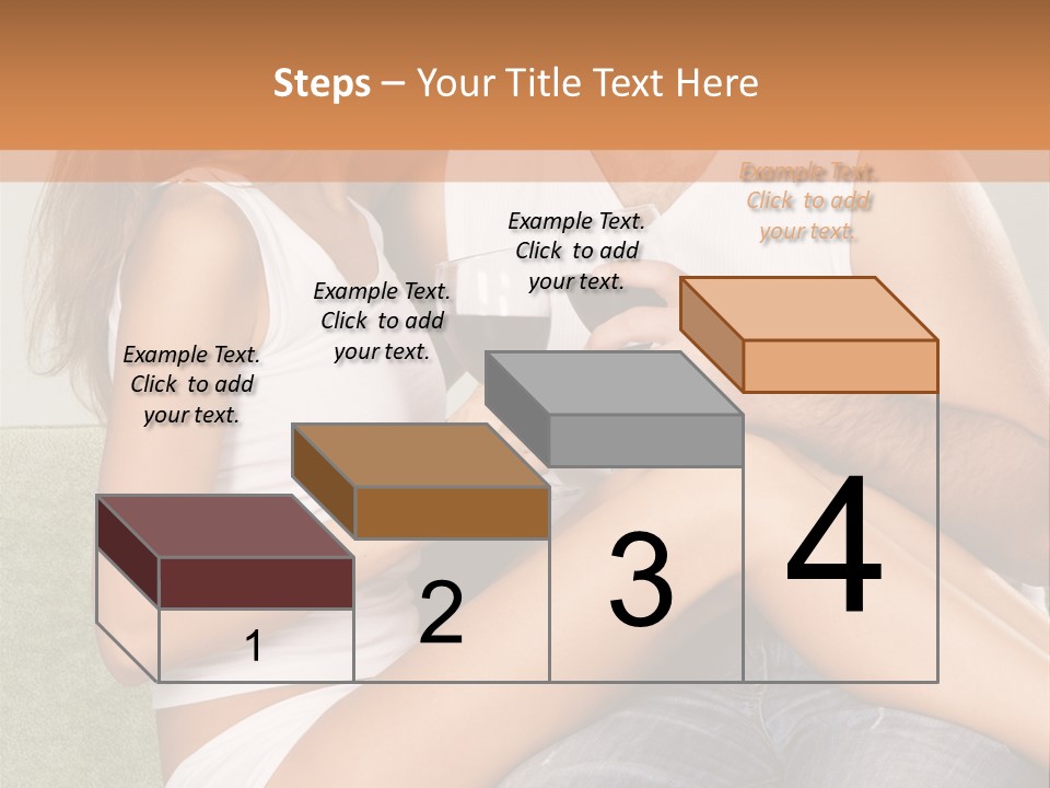 Romance Handsome Beverage PowerPoint Template