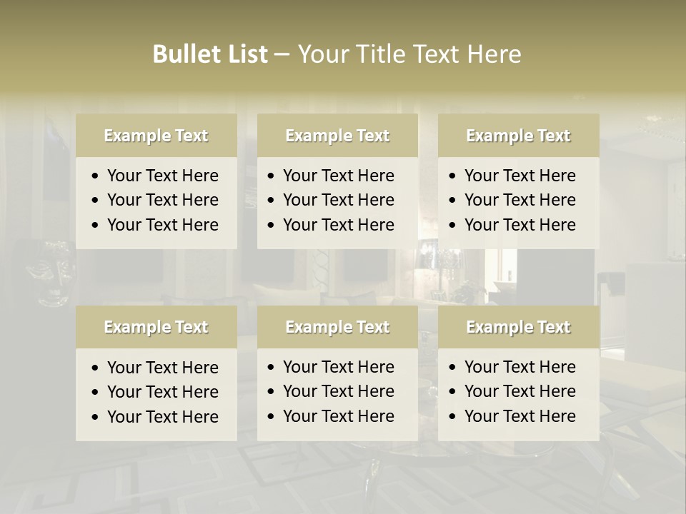 Home Interior PowerPoint Template