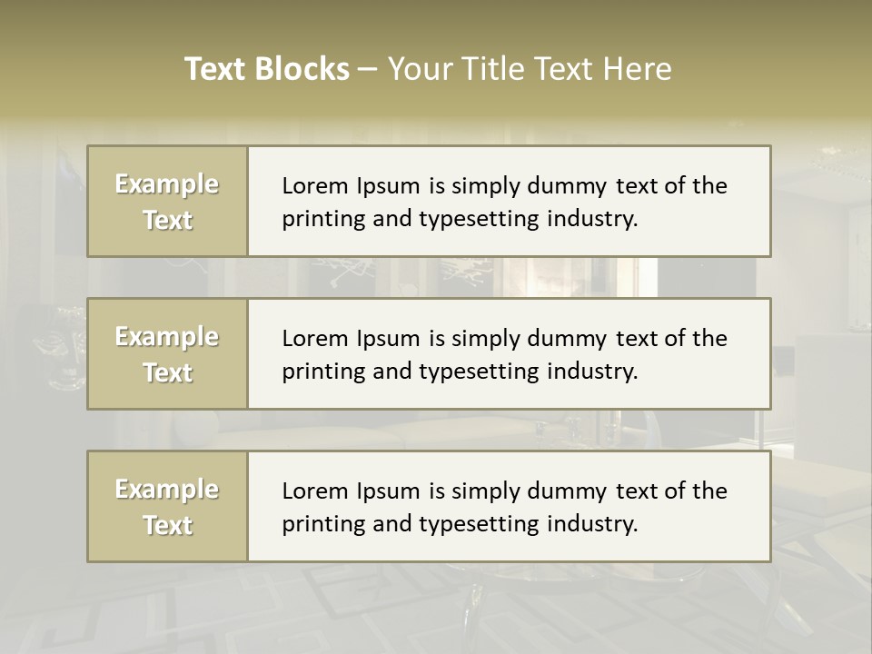 Home Interior PowerPoint Template