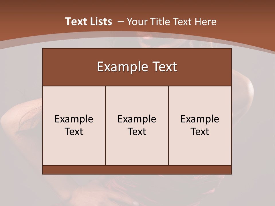 Girl In Red Dress PowerPoint Template