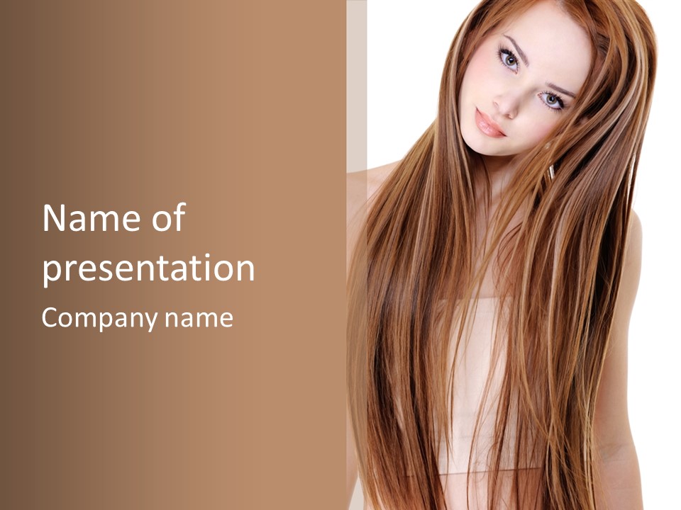 Hair Extensions PowerPoint Template