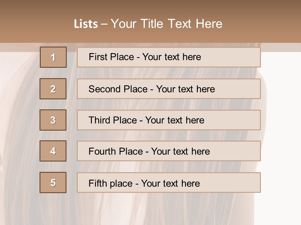 Hair Extensions PowerPoint Template