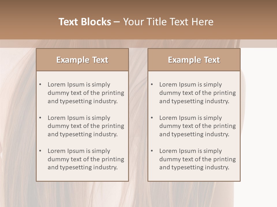 Hair Extensions PowerPoint Template