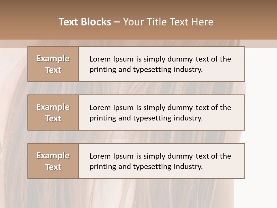 Hair Extensions PowerPoint Template