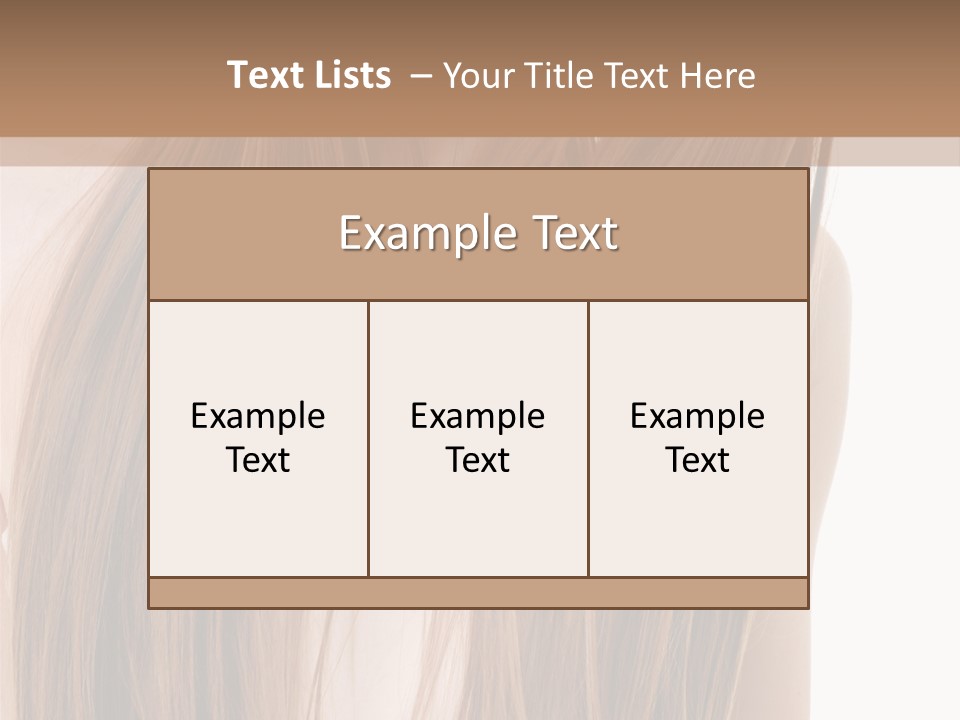 Hair Extensions PowerPoint Template