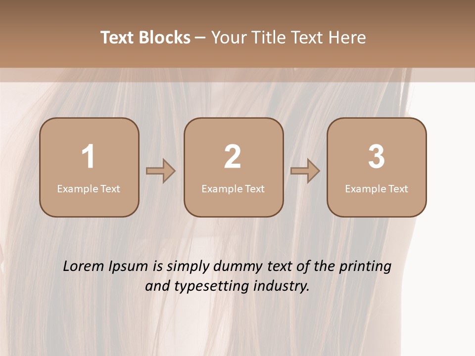 Hair Extensions PowerPoint Template