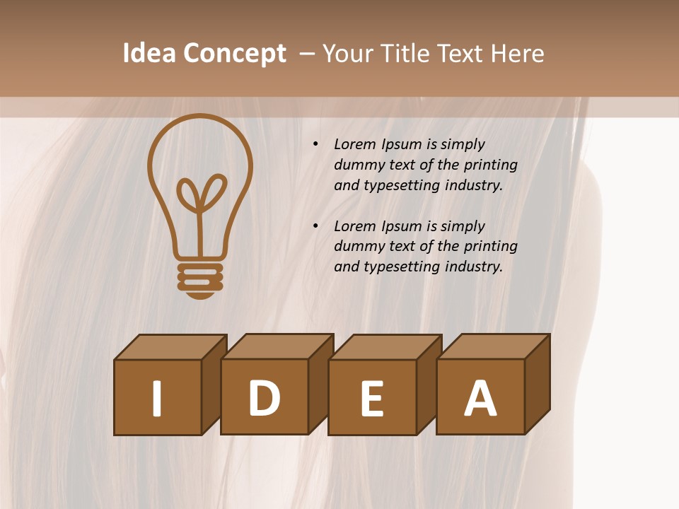 Hair Extensions PowerPoint Template