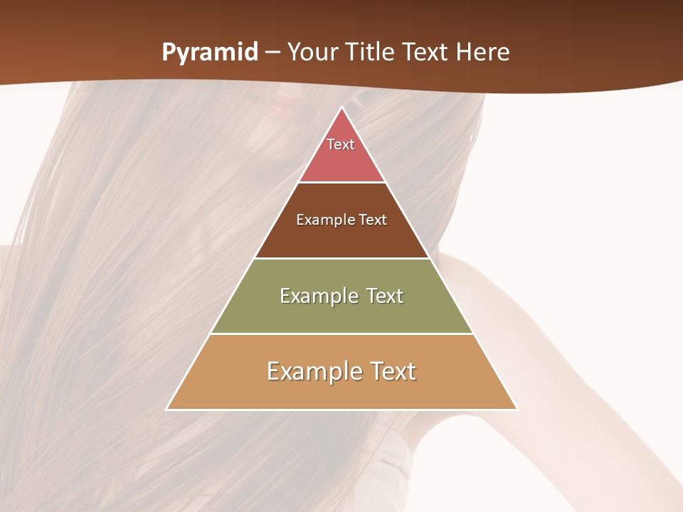 Very Long Hair With Layers PowerPoint Template