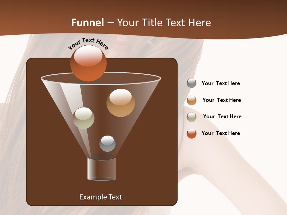Very Long Hair With Layers PowerPoint Template