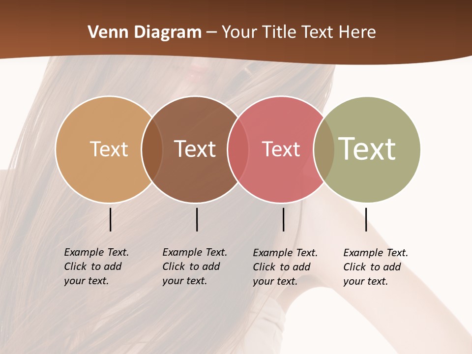 Very Long Hair With Layers PowerPoint Template