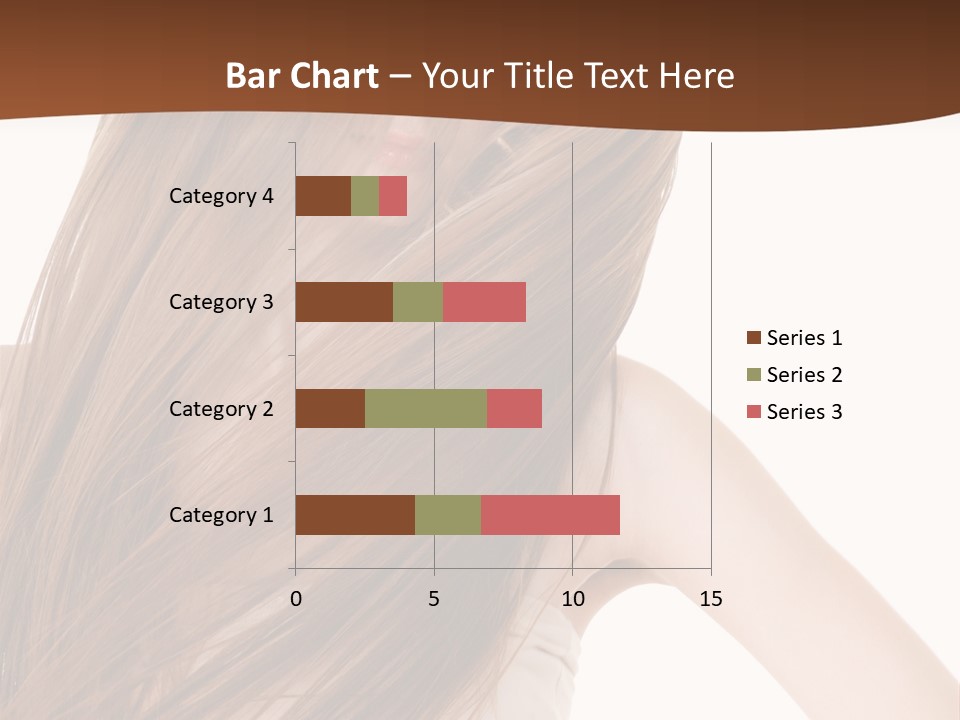 Very Long Hair With Layers PowerPoint Template