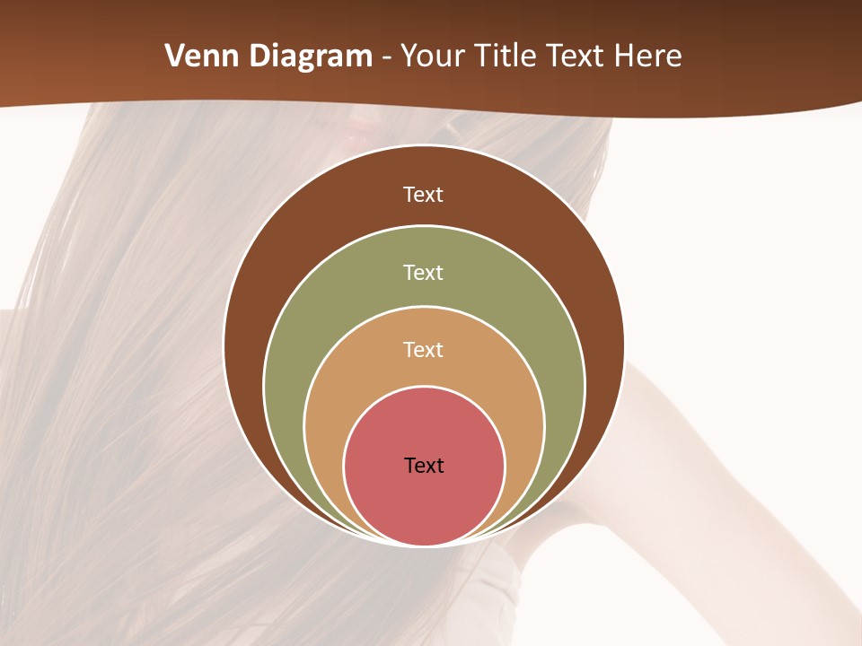 Very Long Hair With Layers PowerPoint Template