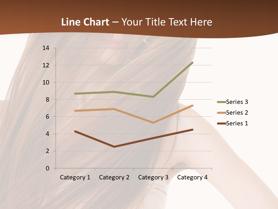 Very Long Hair With Layers PowerPoint Template