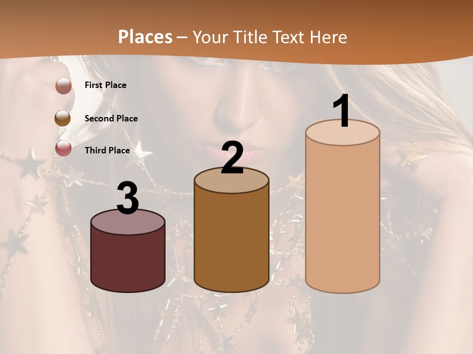 Color Golden Model PowerPoint Template