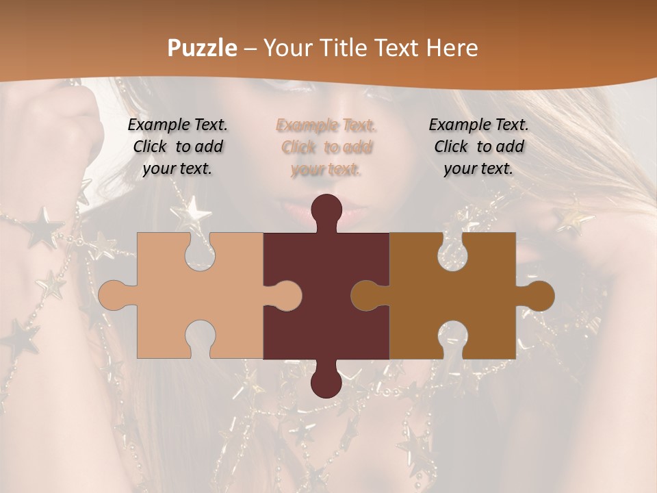 Color Golden Model PowerPoint Template