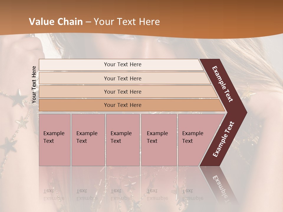Color Golden Model PowerPoint Template